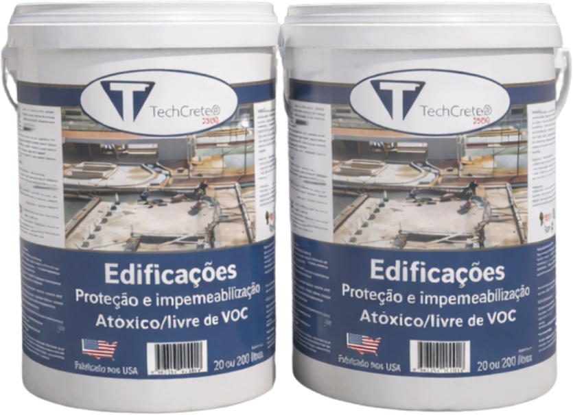 Baldes de TechCrete 2500, linha Edificações