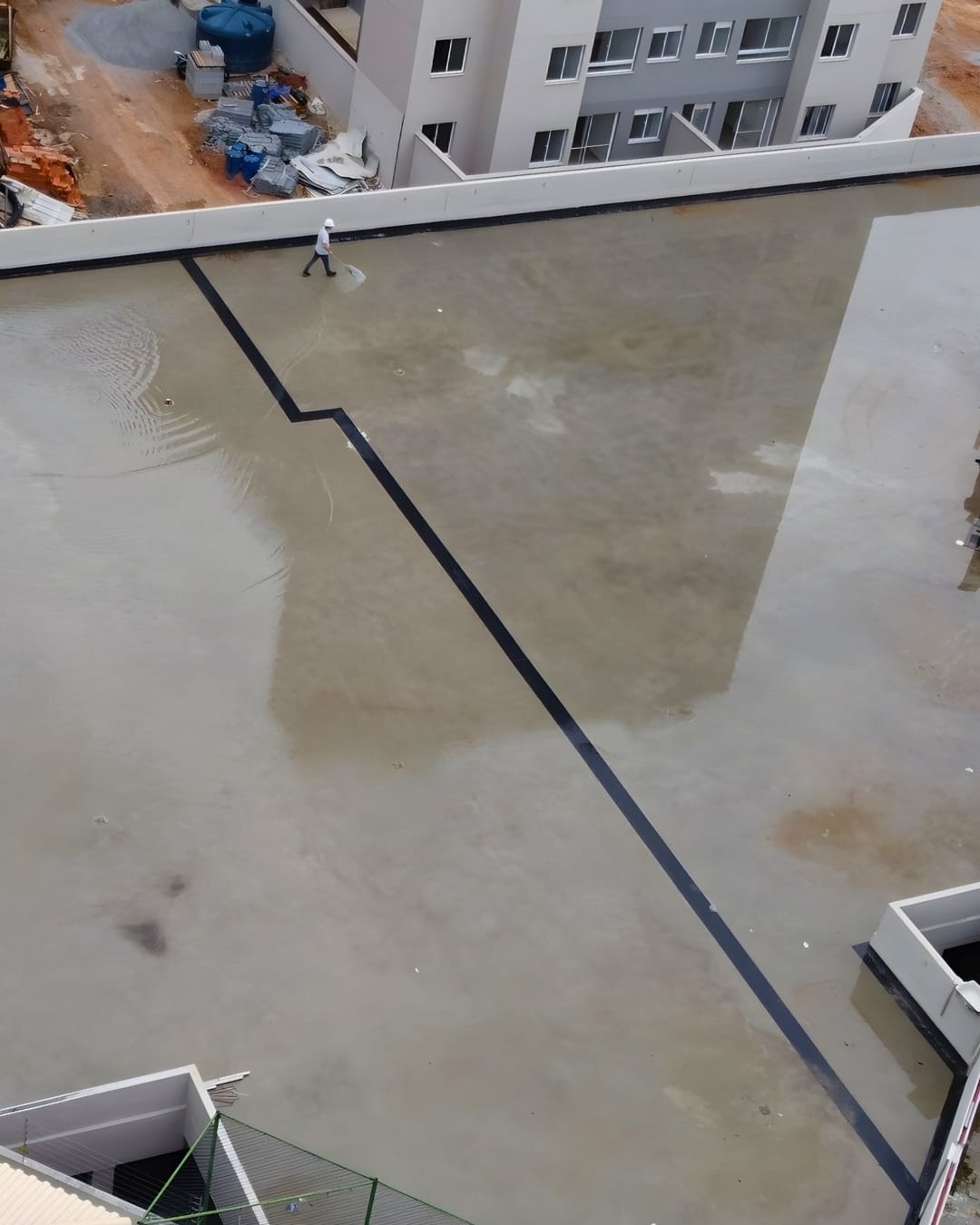 Laje de estacionamento - 489m³